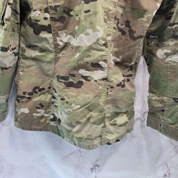 Army Camo Jacket Womens XS Small Short Multicam Digital Top Military Fatigue - Picture 7 of 9